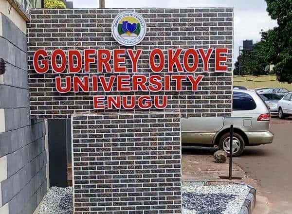 Godfrey Okoye University (GOUNI) Academic Calendar
