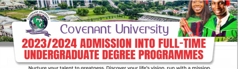 Covenant University School Fees 2023 for New and Returning Students